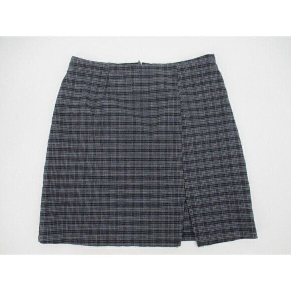 Younique Clothing Juniors Skirt 9 Plaid Preppy Zipper Unlined Made in USA Casual